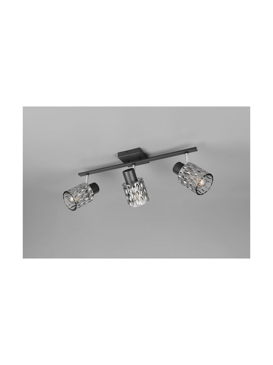 Trio Lighting Spot in Schwarz Farbe