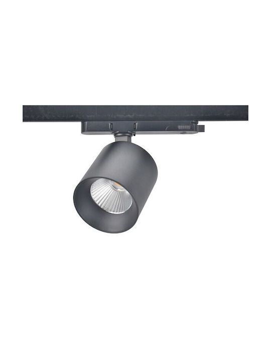 Dimming LED Φυσικό Λευκό Σποτ σε Μαύρο Χρώμα
