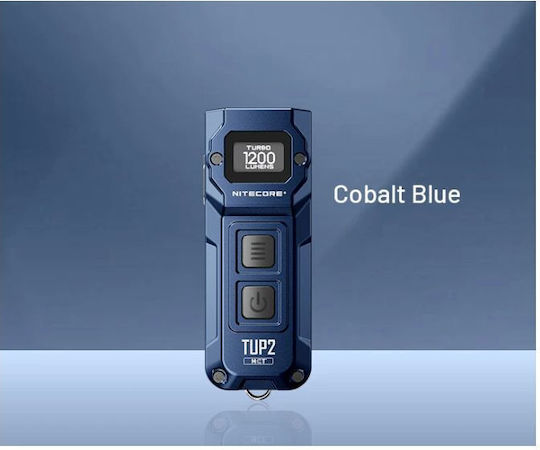NiteCore Taschenlampe LED mit maximaler Helligkeit 1200lm Tup Blau
