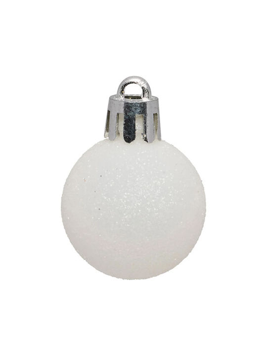 Weihnachtsbaumschmuck Set 44 Stücke Kugeln Girlande Baumspitze Blau Weiß