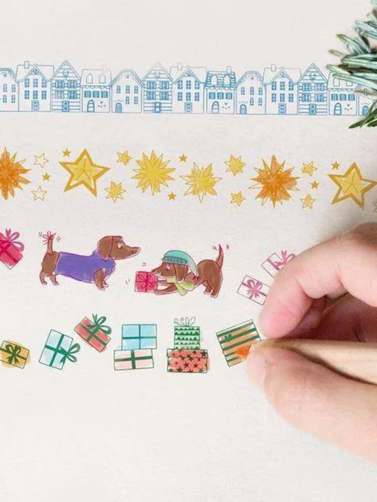 Moses Xmas Stamp Roller Various Designs