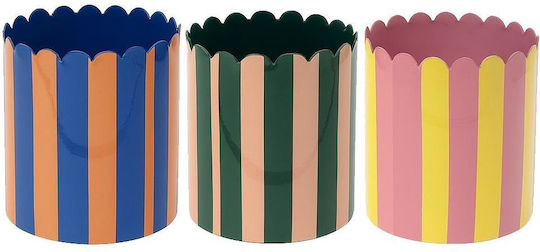Plant Pot Metal Multicolour