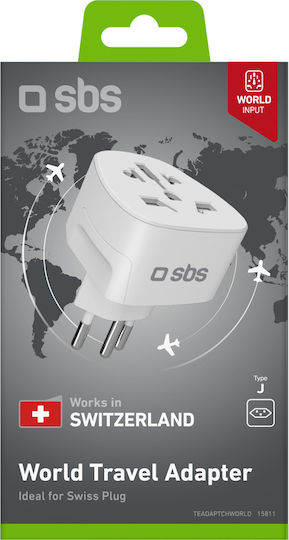SBS Αντάπτορας Πρίζας από Universal σε Universal