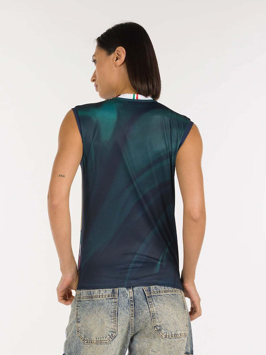 Italian Volleyball 3rd Match Αθλητικό T-shirt Πράσινο