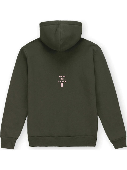 Sweatshirt with Hood Green