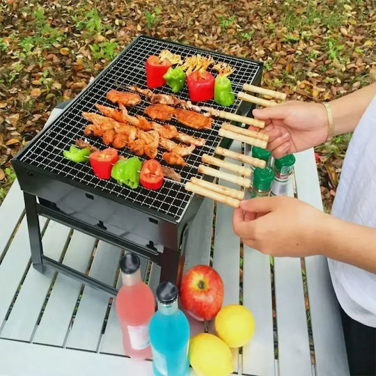 Factory Portabilă Grătar cu Cărbuni 40cmx30cm