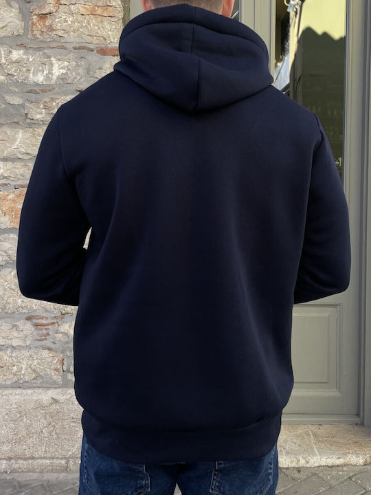 Sweatshirt with Hood Blue