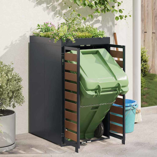 vidaXL Waste bin frame