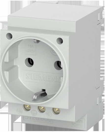 Siemens 2-Poles Socket Panel Push Button Socket Switch 230V 16A