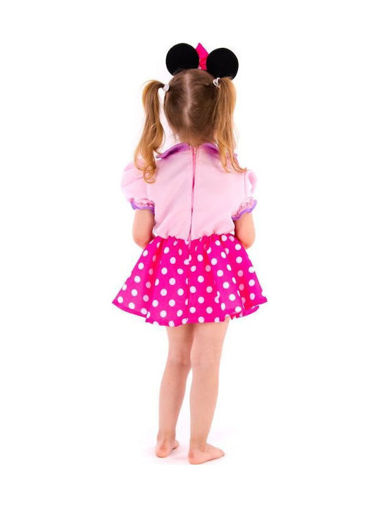 Αποκριάτικη Στολή Pink Mouse Bebe