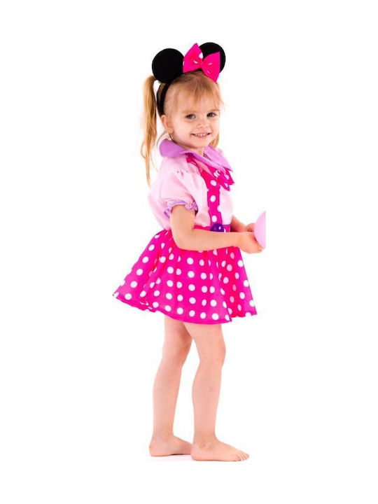 Αποκριάτικη Στολή Pink Mouse Bebe
