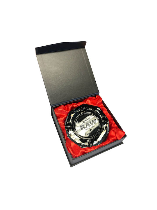 Raw Dark Side Thick Ashtray Crystal Raw Dark Side Thick Ashtray Crystal