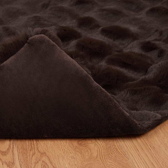 vidaXL Furry Single Blanket 150x220cm Giraffe