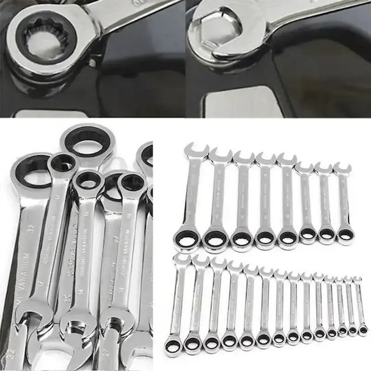 Cheie Inel Cu Clichet Cap Flexibil 21mm