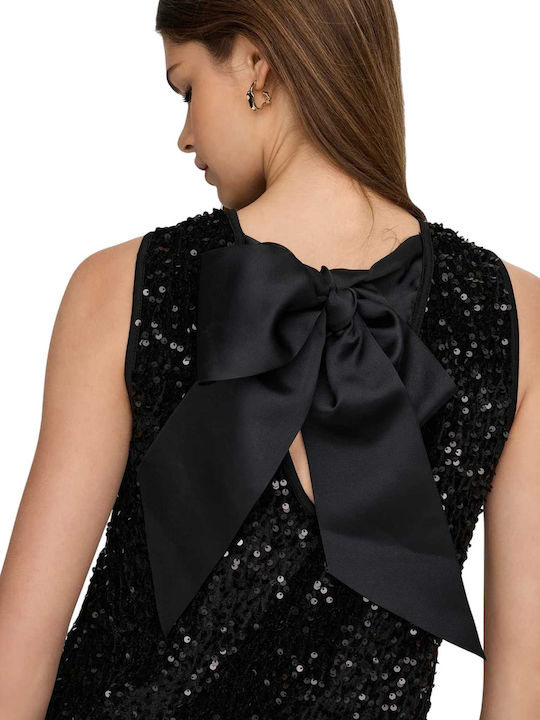 Anika Mini Damenkleid Für Hochzeit - Taufe Schwarz