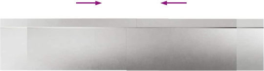 vidaXL Metal Garden Border in Silver Color xcm
