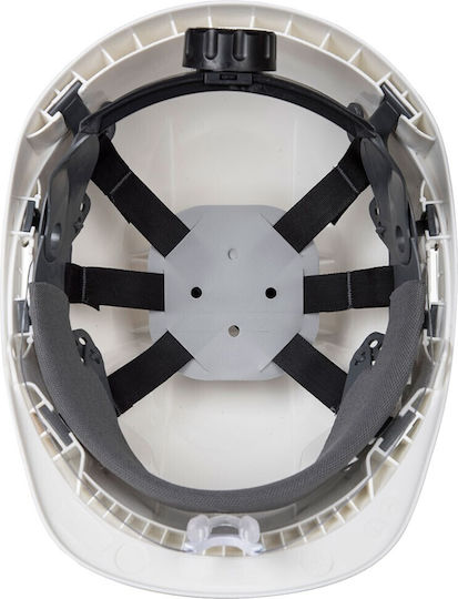 Portwest PW55WHR Construction Site Helmet with Resistance Visor White