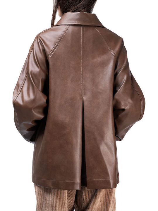MY T Μπουφάν Brown