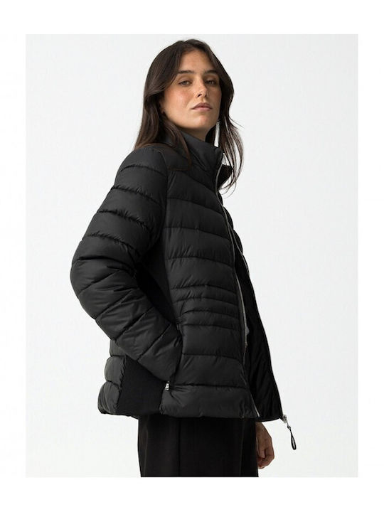 Women's Puffer Jacket for Winter Black