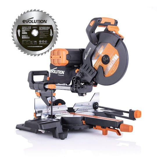 Evolution Kapp- und Gehrungssäge Elektrisch 2000W Scheibendurchmesser 255mm