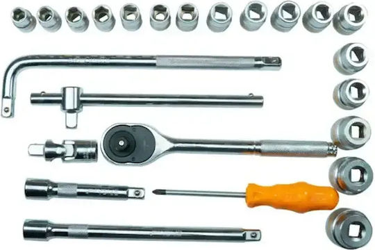 Epica Star Set Ratchet 1\2" 25pcs