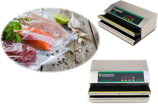 Vacuum Led External Suction Tabletop 400x260x140mm Ghizzoni V40e