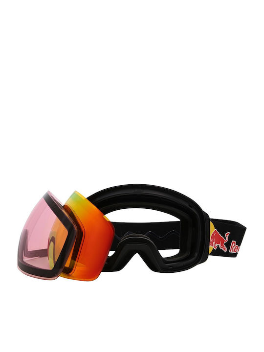 Red Bull Spect Ski & Snowboard Goggles Kids Black with Lens in Black Color