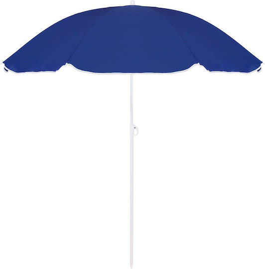 Umbrelă Pliabilă Plajă Diametru 1.8m Albastră