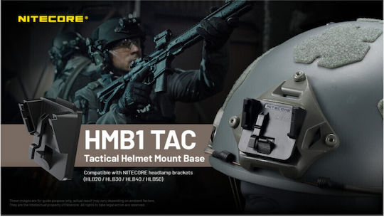 Βαση Φακου Nitecore Hlb40+hmb1 Tac