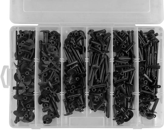 Casetă Nituri Din Plastic 150 Bucăți Jbm Jbm-52711