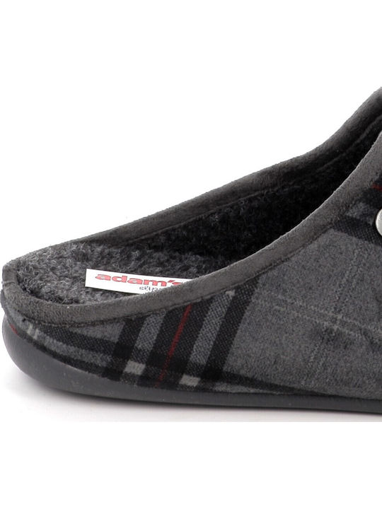 Men's Printed Slippers Gray