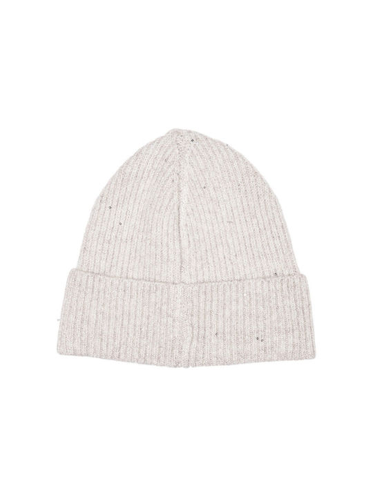 Beanie Γυναικείος Σκούφος Πλεκτός σε Γκρι χρώμα