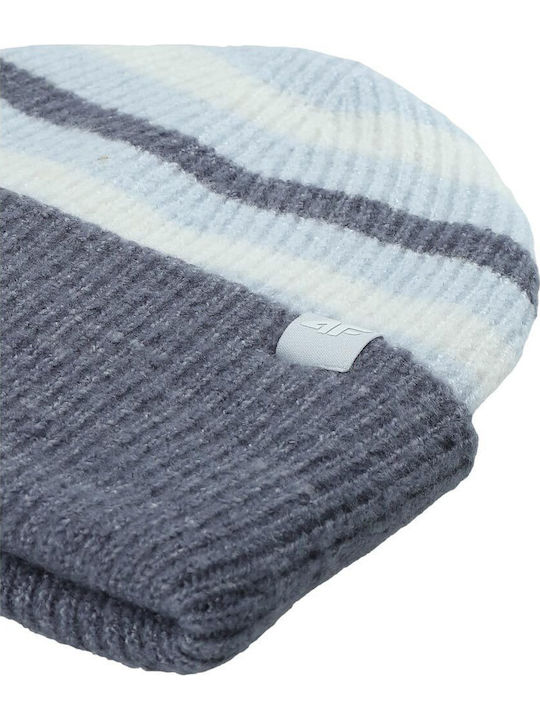 Beanie Γυναικείος Σκούφος Πλεκτός σε Γαλάζιο χρώμα