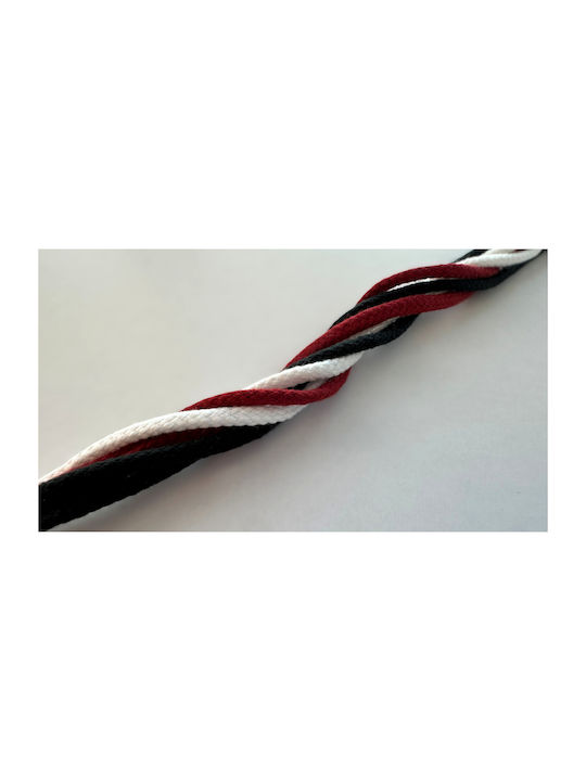 Bergal Round Cord Laces Brown 120cm Thick Round Shoelaces Colour Brown 120 Centimeters 100% Cotton Non-Slip