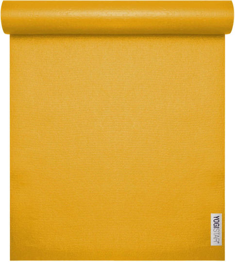 Yogistar Fitnessmatte Yoga Gelb (183x60x0.45cm)