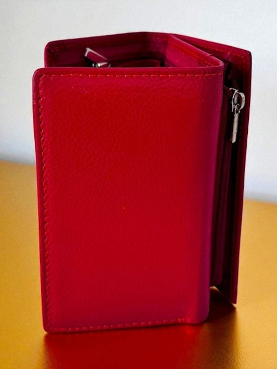 Klein Leder Damen Geldbörse Klassisch Rosa
