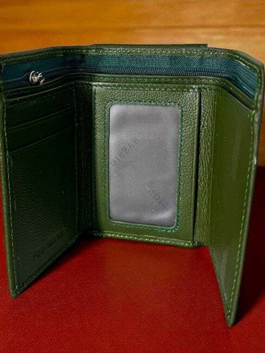 Small Leather Women's Wallet Classic Green