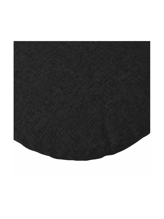 vidaXL Sofa-Kissen Black Velvet-Black Metal 2Stück 30x30cm.