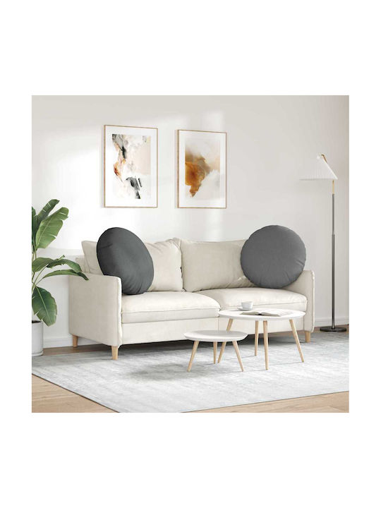vidaXL Μαξιλάρι Καναπέ Σκούρο Γκρι 60x60εκ.