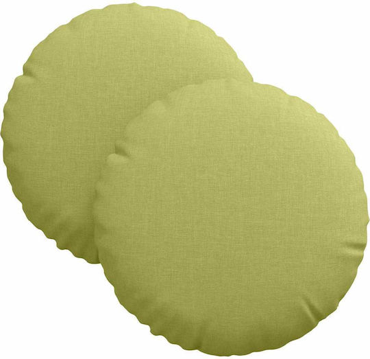 vidaXL Възглавница за диван Light Green 2бр 30x30см.
