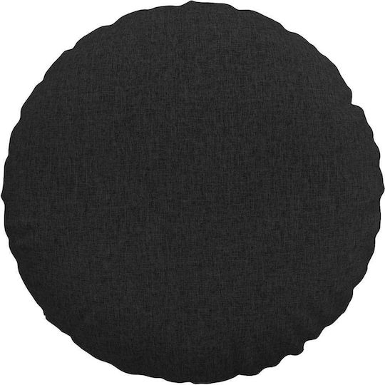 vidaXL Sofa Cushion Black Velvet-Black Metal 2pcs 80x80cm.