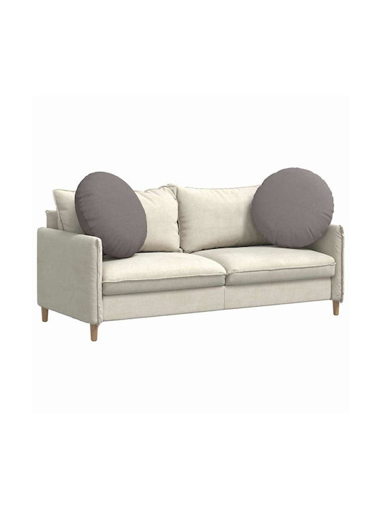 vidaXL Sofa-Kissen Taupe 2Stück 60x60cm.