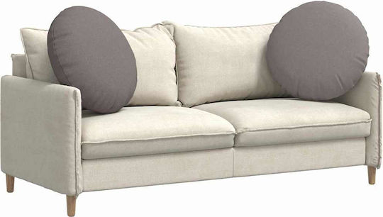 vidaXL Sofa-Kissen Taupe 2Stück 60x60cm.