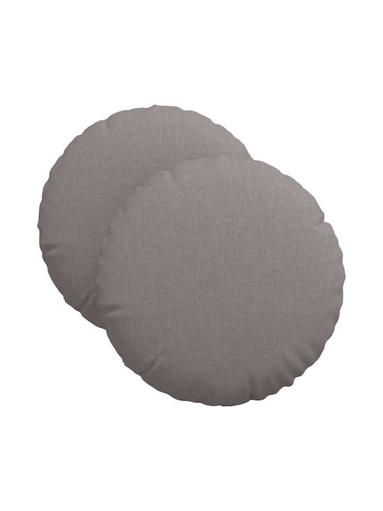 vidaXL Sofa Cushion Taupe 2pcs 40x40cm.