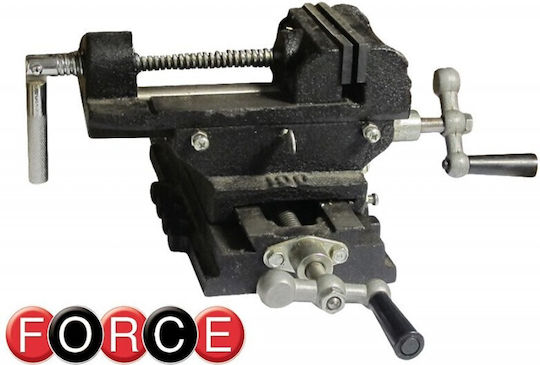 Force Fixed Drill Press Vise Made of Steel with Maximum Opening 75mm