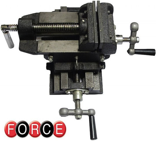 Force Fixed Drill Press Vise Made of Steel with Maximum Opening 75mm