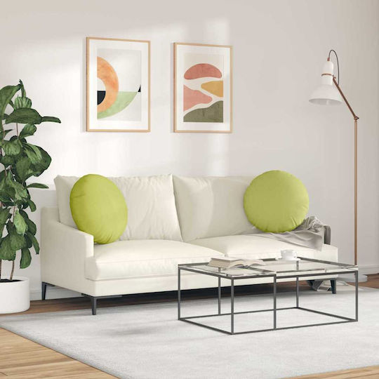vidaXL Sofa-Kissen Light Green 2Stück 50x50cm.