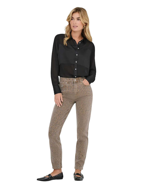 Emily Women's Jean Trousers Leopard