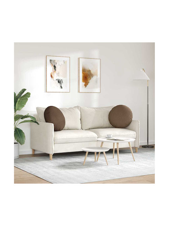 vidaXL Sofa Cushion Brown 2pcs 50x50cm.