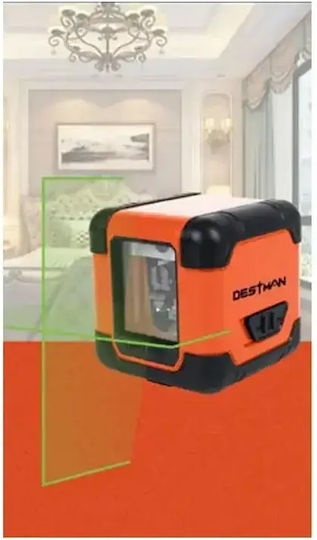 Destman Γραμμικό Αλφάδι Laser Πράσινης Δέσμης 1.5V με Εύρος Εργασίας 30m